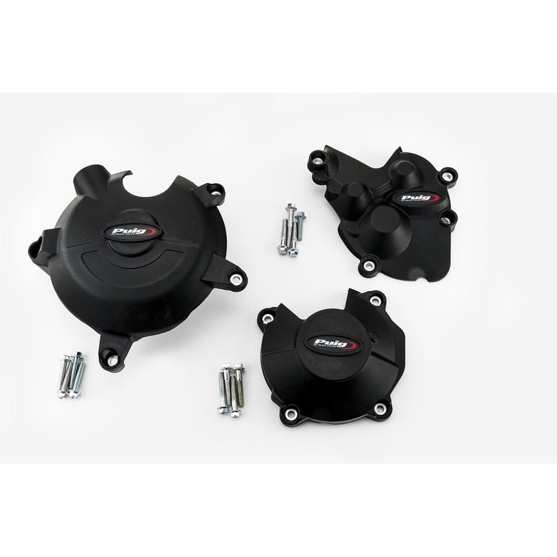  Engine protective covers PUIG black included right, left and alternator caps