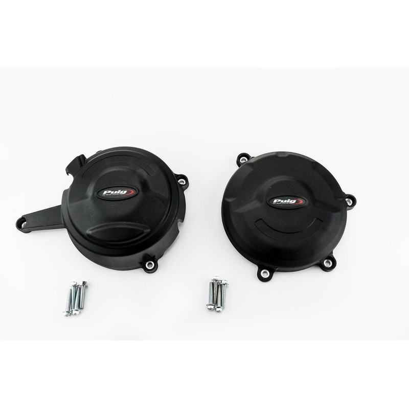  Engine protective covers PUIG black included right and left caps
