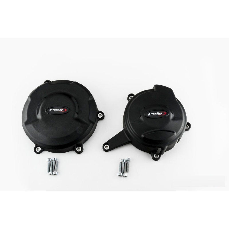  Engine protective covers PUIG black included right and left caps