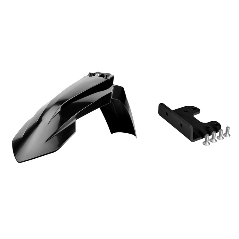 Front fender POLISPORT with adaptor black