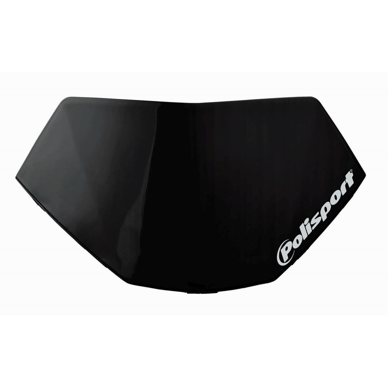 Headlight removable number plate POLISPORT HALO LED black
