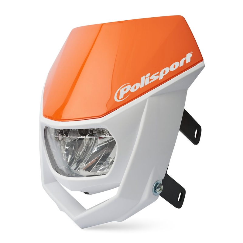 Headlight POLISPORT HALO LED with LED orange