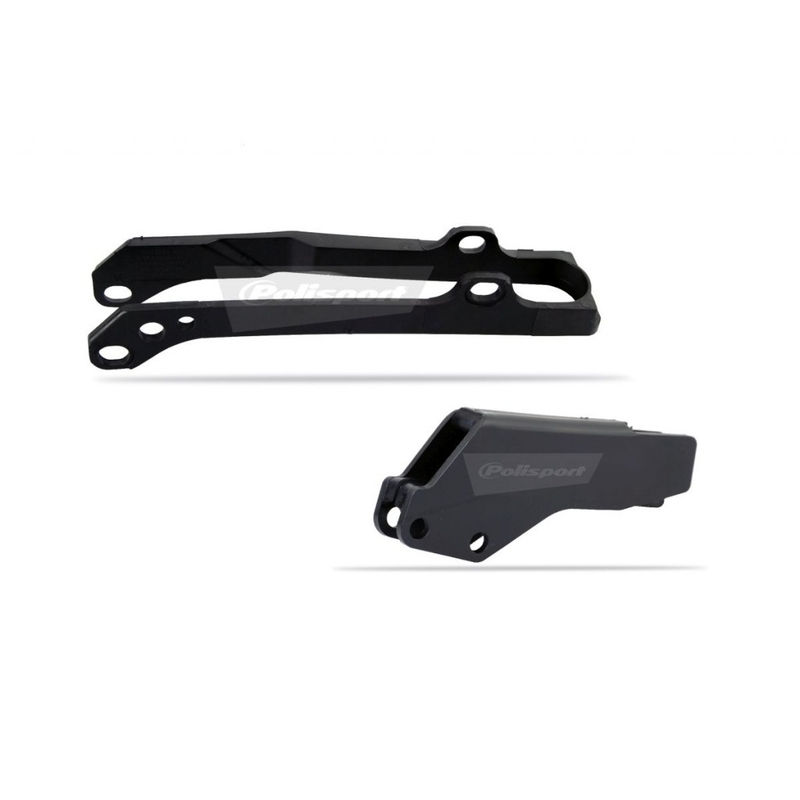 Chain guide / slider kit POLISPORT black