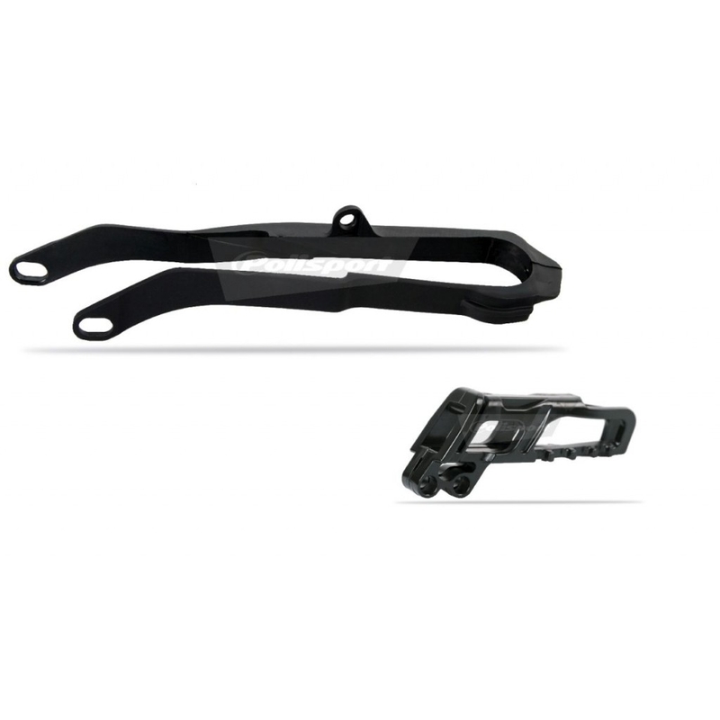 Chain guide / slider kit POLISPORT black