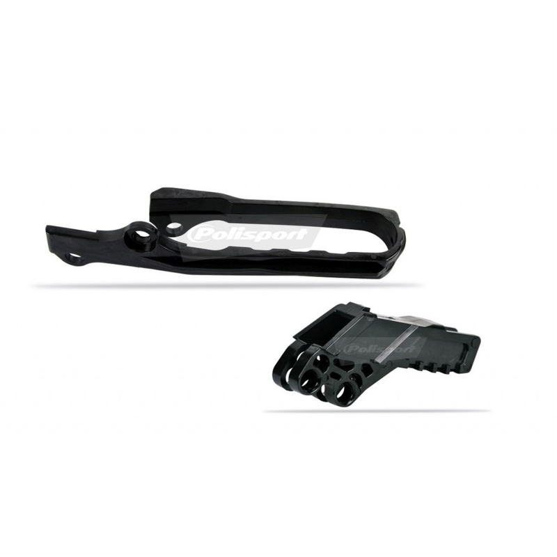 Chain guide / slider kit POLISPORT black