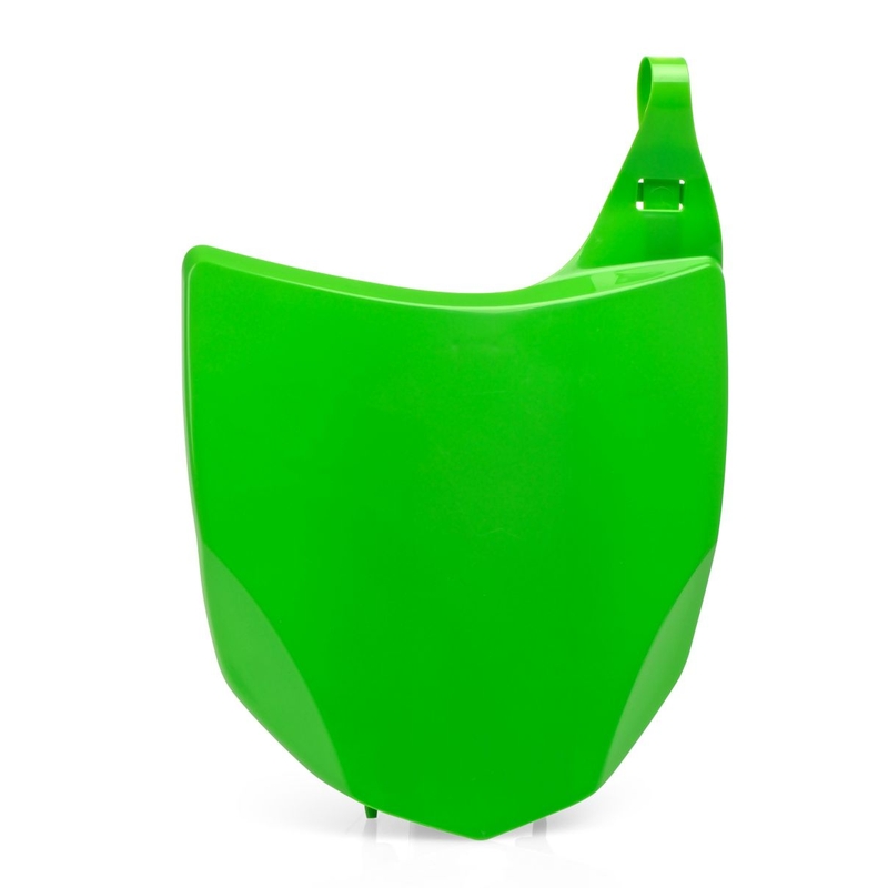 Number plate POLISPORT green 05 for KAWASAKI KX 250 (F) 4T 2013-2016, KAWASAKI KX 450 (F) 2013-2015