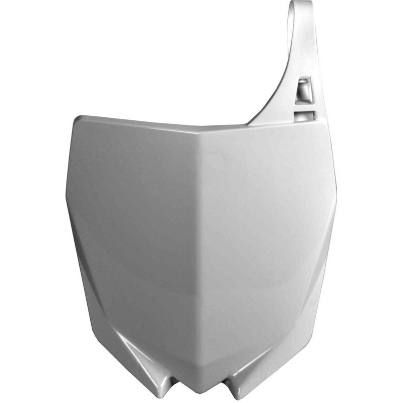 Number plate POLISPORT white