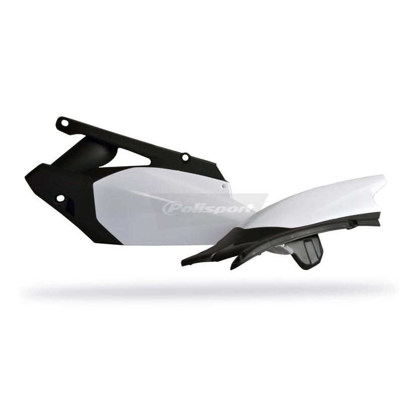Side panels POLISPORT (pair) black/white