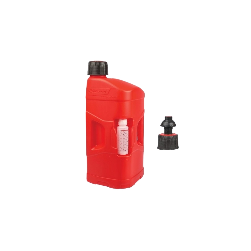 Utility can POLISPORT PROOCTANE Clear red