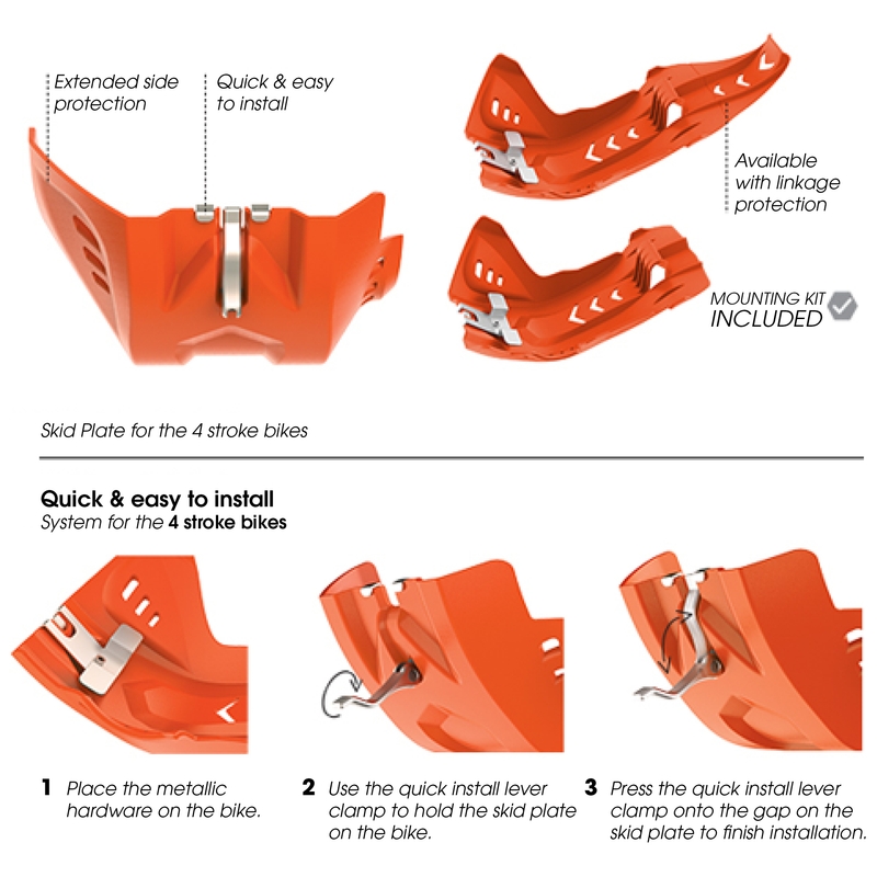 Skid plate POLISPORT black