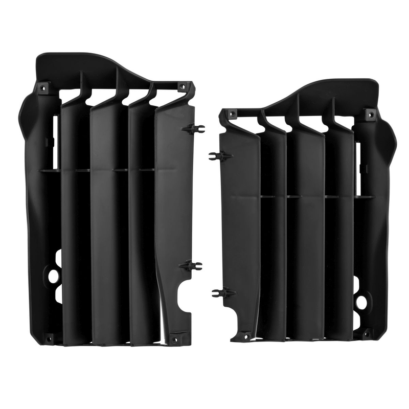 Radiator louvers POLISPORT black