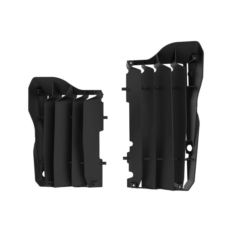 Radiator louvers POLISPORT black for HONDA CRF 450 R 2017-2020, HONDA CRF 450 RX 2017-2020