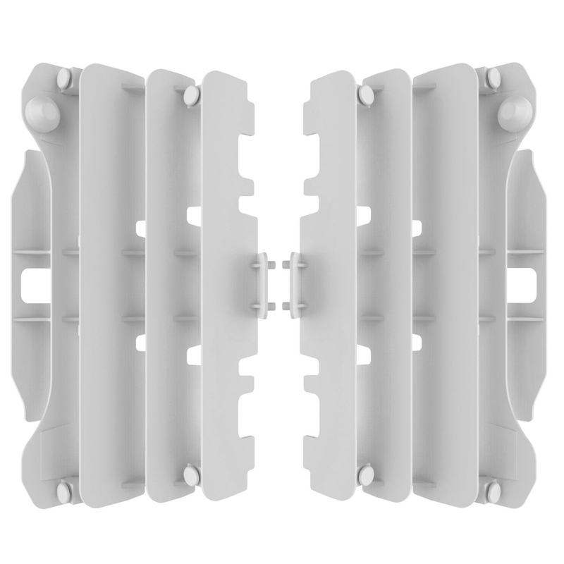 Radiator louvers POLISPORT white for YAMAHA YZ 250 F 2007-2009, YAMAHA YZ 450 F 2007-2009
