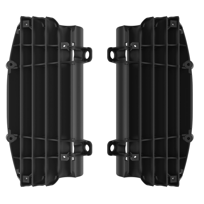 Radiator louvers POLISPORT black