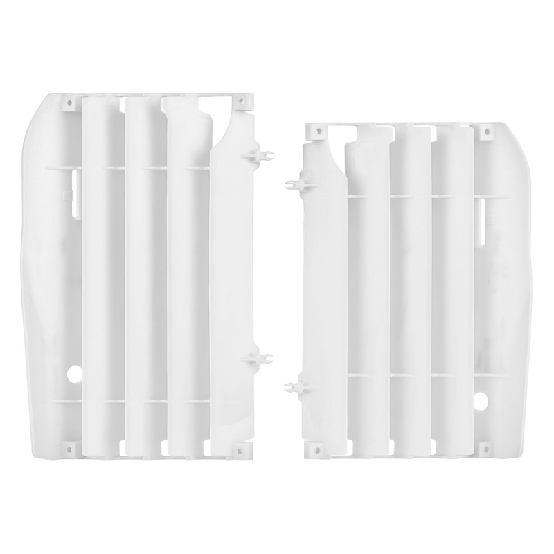 Radiator louvers POLISPORT white for HONDA CRF 450 R 2009-2012