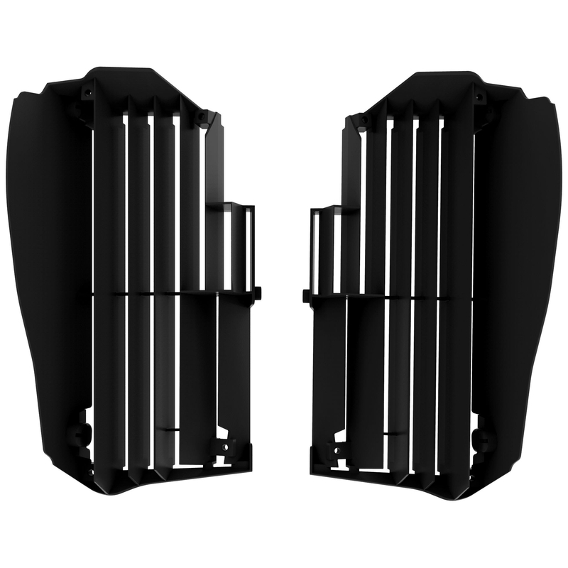 Radiator louvers POLISPORT PERFORMANCE black