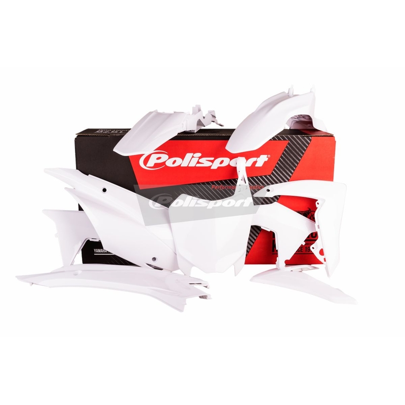 Plastic body kit POLISPORT white for HONDA CRF 110 F 2013-2018