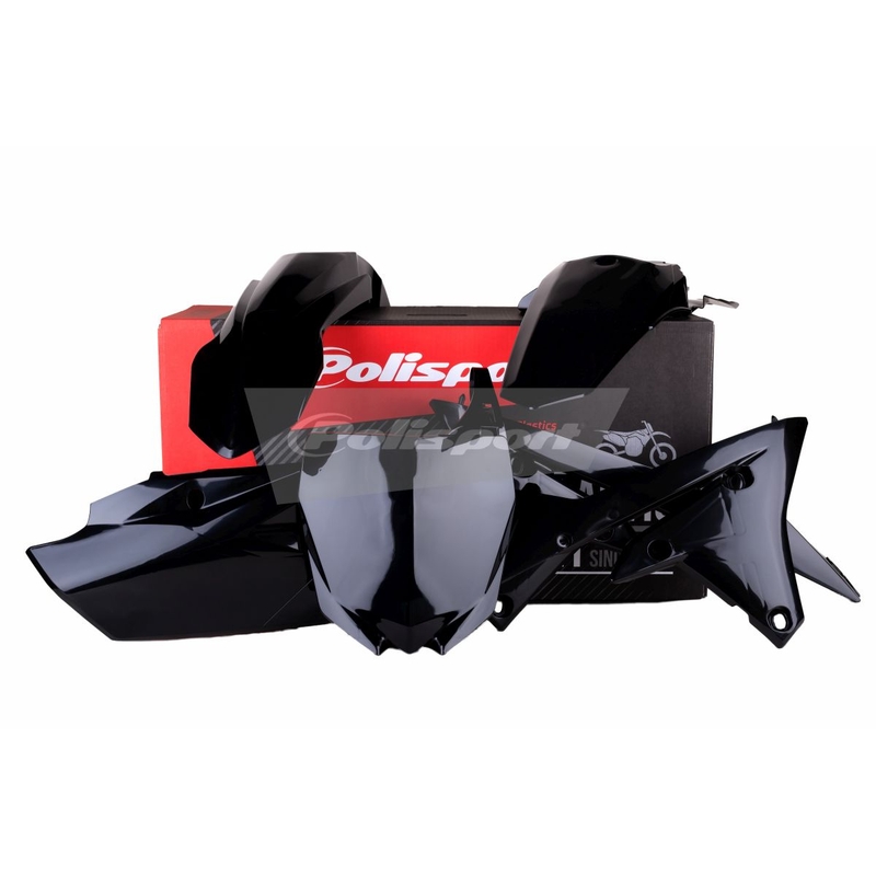 Plastic body kit POLISPORT black for YAMAHA YZ 250 F 2014-2018, YAMAHA YZ 450 F 2014-2017