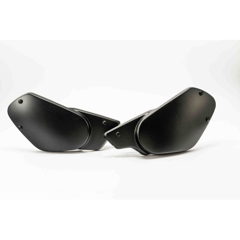 Side panels PUIG carbon look stickers included