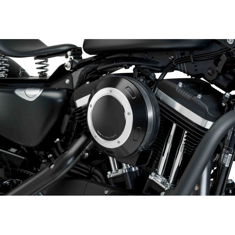 Air filter cover PUIG black
