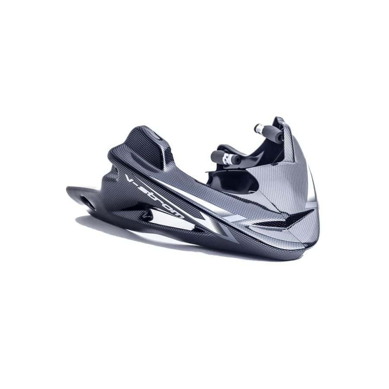 Engine spoiler PUIG carbon look stickers included for SUZUKI SV 650 / S 2016-2026, SUZUKI DL 650 V-STROM 2004-2011