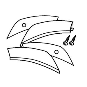 Reflector SHAD D1B43CAR red for SH43