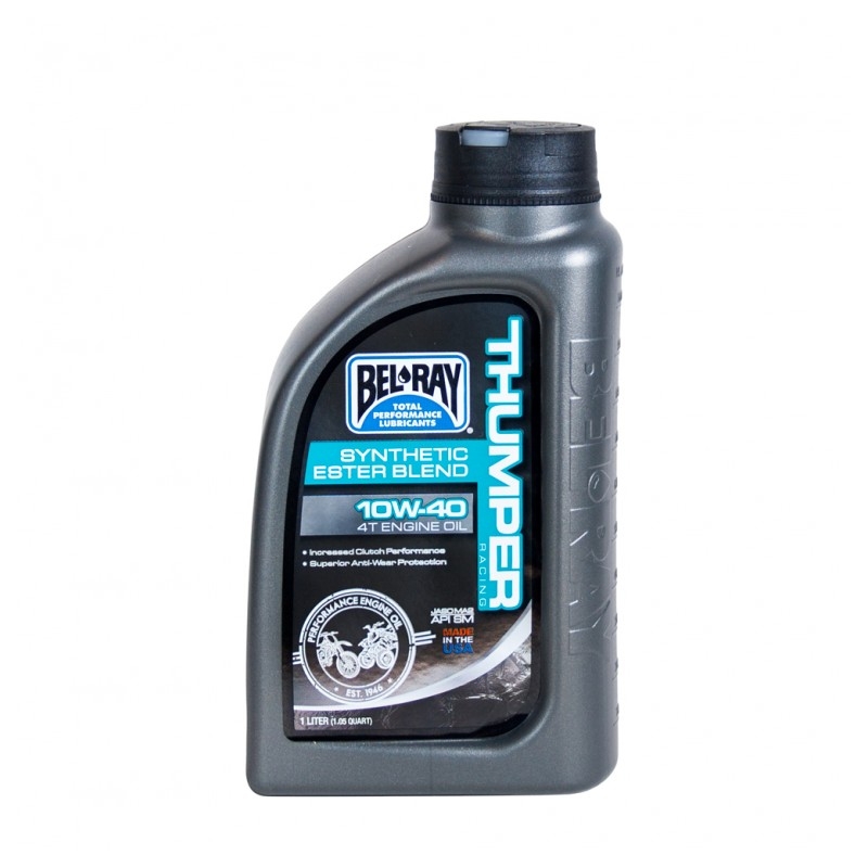 Engine oil Bel-Ray THUMPER RACING SYNTHETIC ESTER BLEND 4T 10W-40 1 l