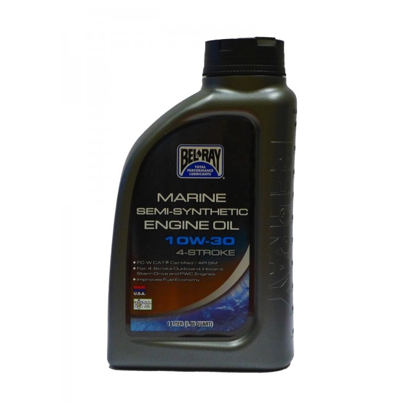 Engine oil Bel-Ray MARINE SEMI-SYNTHETIC 4T 10W-30 1 l