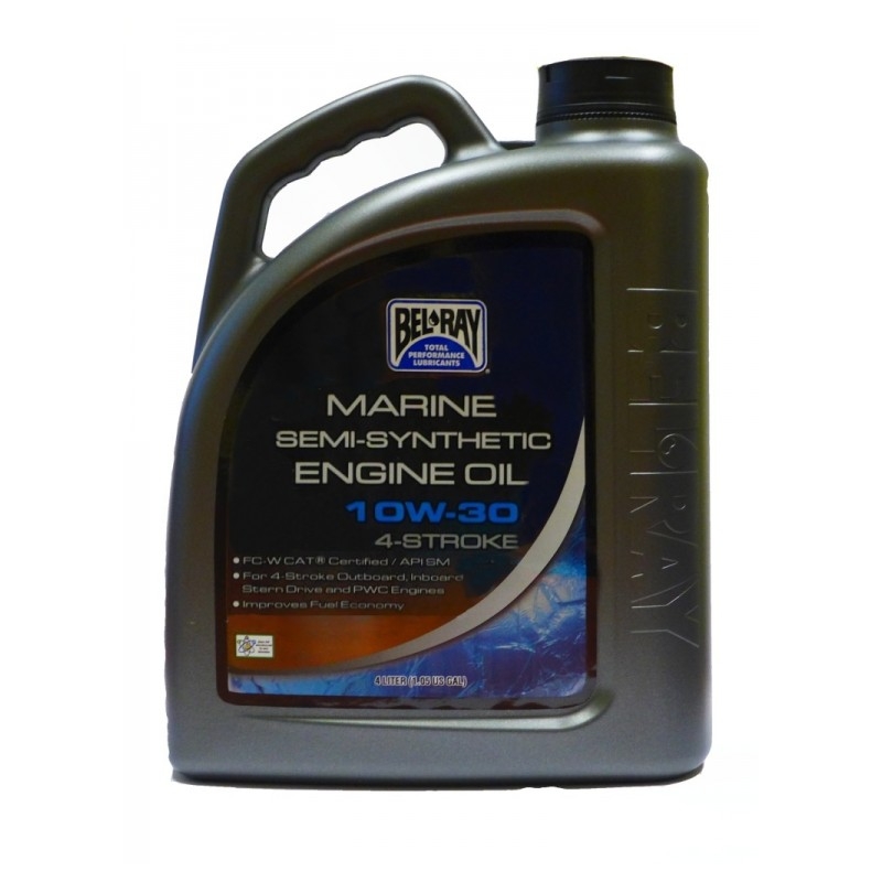 Engine oil Bel-Ray MARINE SEMI-SYNTHETIC 4T 10W-30 4 l wyprzedaż