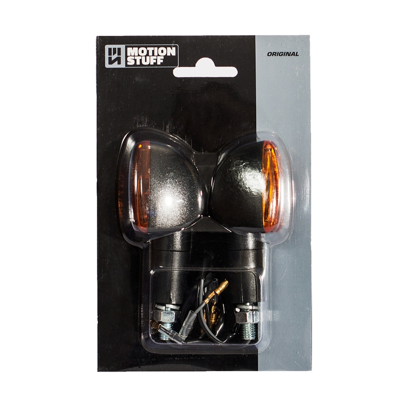 Bulb flasher lights MOTION STUFF black long stem