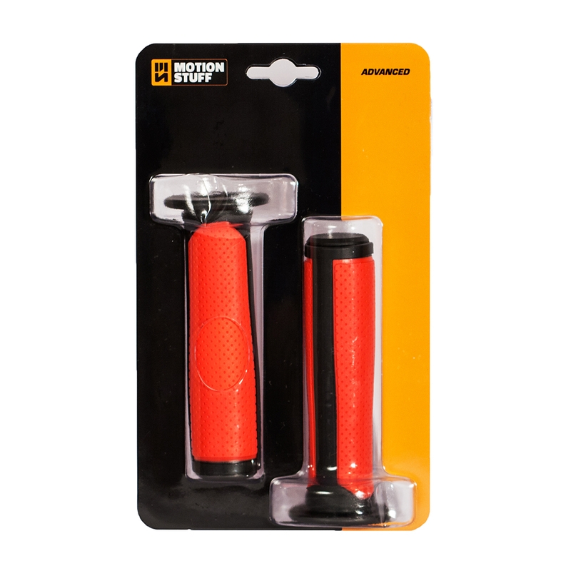 Street grips MOTION STUFF ADVANCED Black/Red (dual compound)