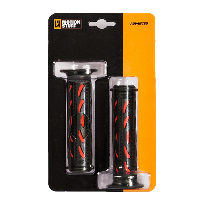 Street grips MOTION STUFF ADVANCED Black/Red (popular crescent moon design)