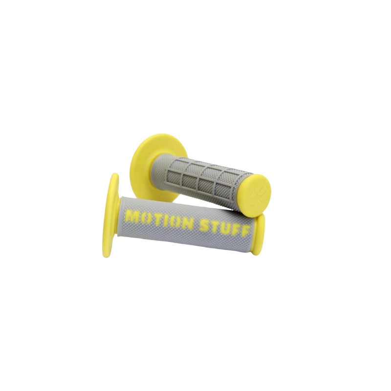 Motocross supersoft grip MOTION STUFF Grey/Yellow