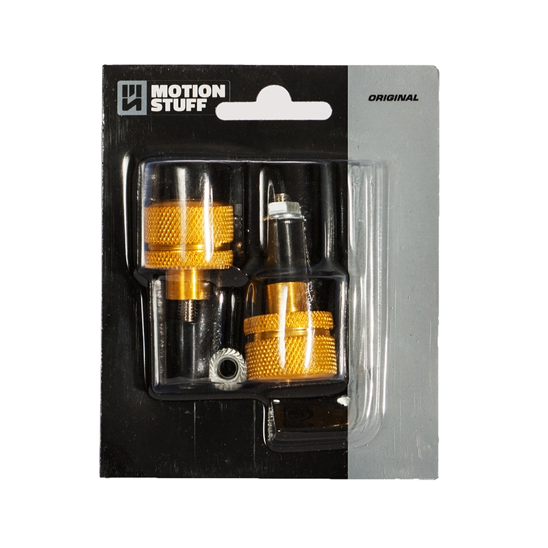 Handlebar ends MOTION STUFF ORIGINAL gold (d13-17mm)