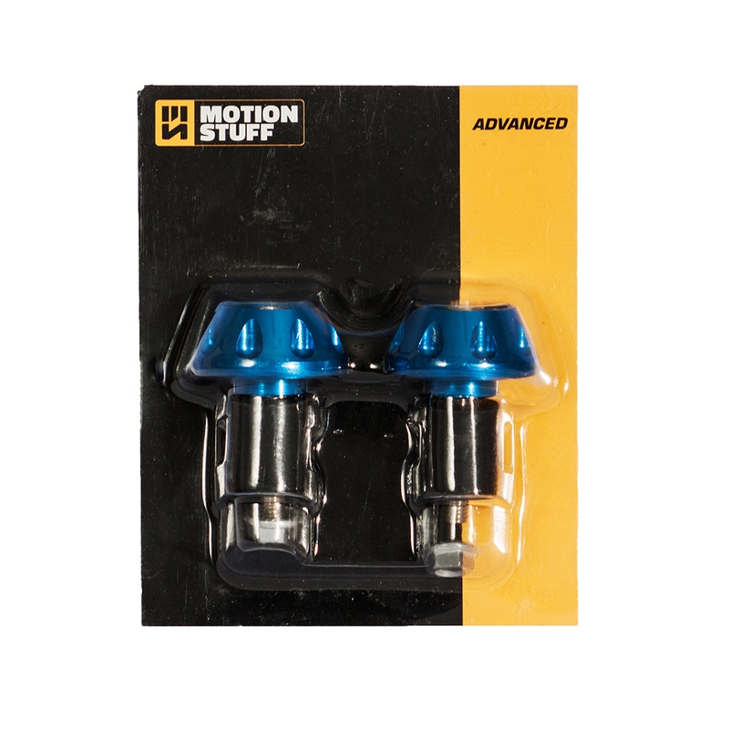 Handlebar ends MOTION STUFF ADVANCED blue (d18-20mm)