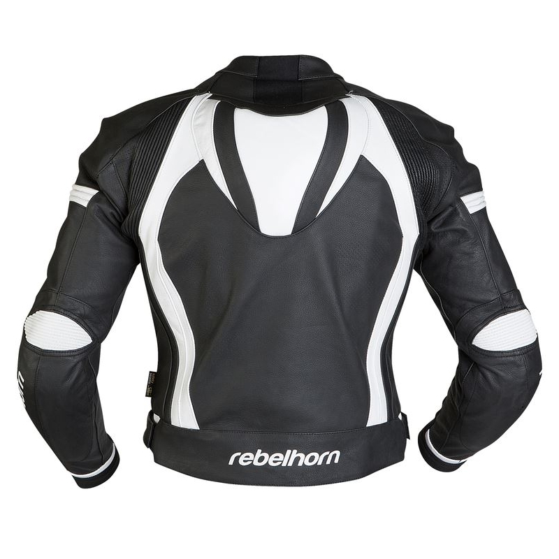 Kurtka motocyklowa Rebelhorn Piston II czarna / biała