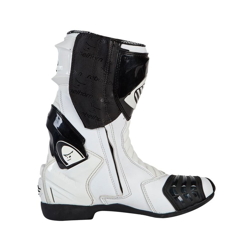 Buty na motocykl Rebelhorn Lap biało-czarne wyprzedaż