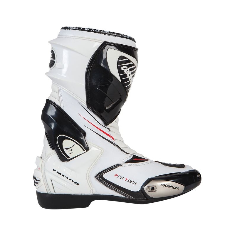 Buty na motocykl Rebelhorn Lap biało-czarne wyprzedaż