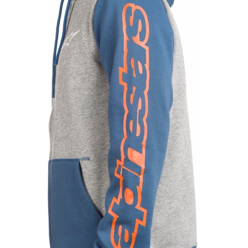 Bluza Alpinestars Machine Fleece szaro-niebieska wyprzedaż