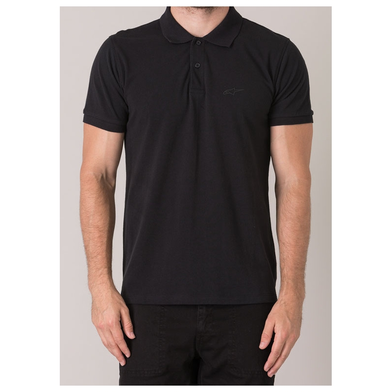 Koszulka Alpinestars Effortless Polo czarna wyprzedaż