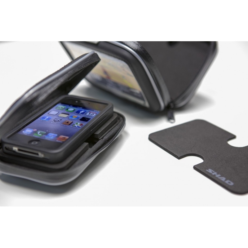 Smartphone holder SHAD 120x70 mm on handlebar 3,8"