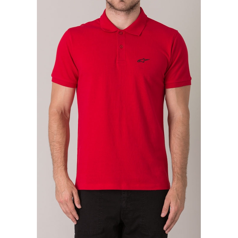 Koszulka Alpinestars Effortless Polo czerwona wyprzedaż