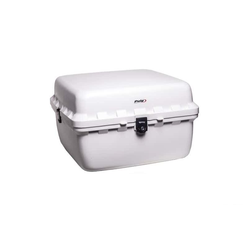 Top box PUIG BIG BOX white 90l, with lock