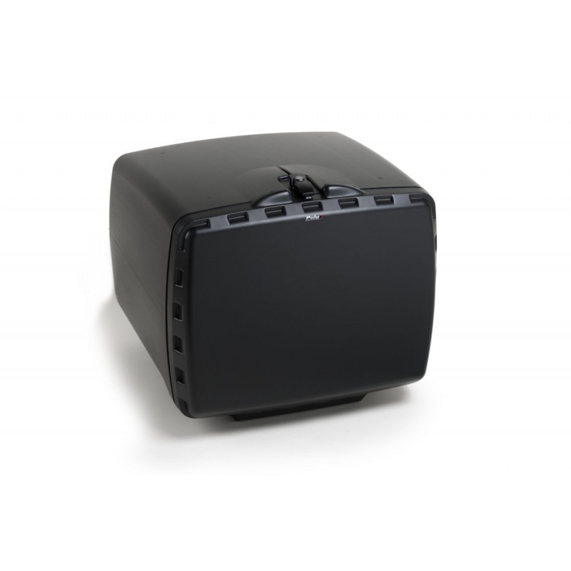 Top box PUIG MEGA BOX black 100l, with lock