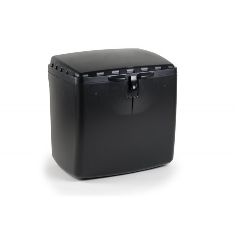 Top box PUIG MEGA BOX black 100l, lock without key