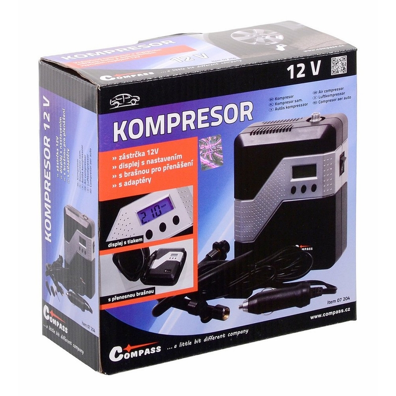 Sprężarka 12V BRICK cyfrowa