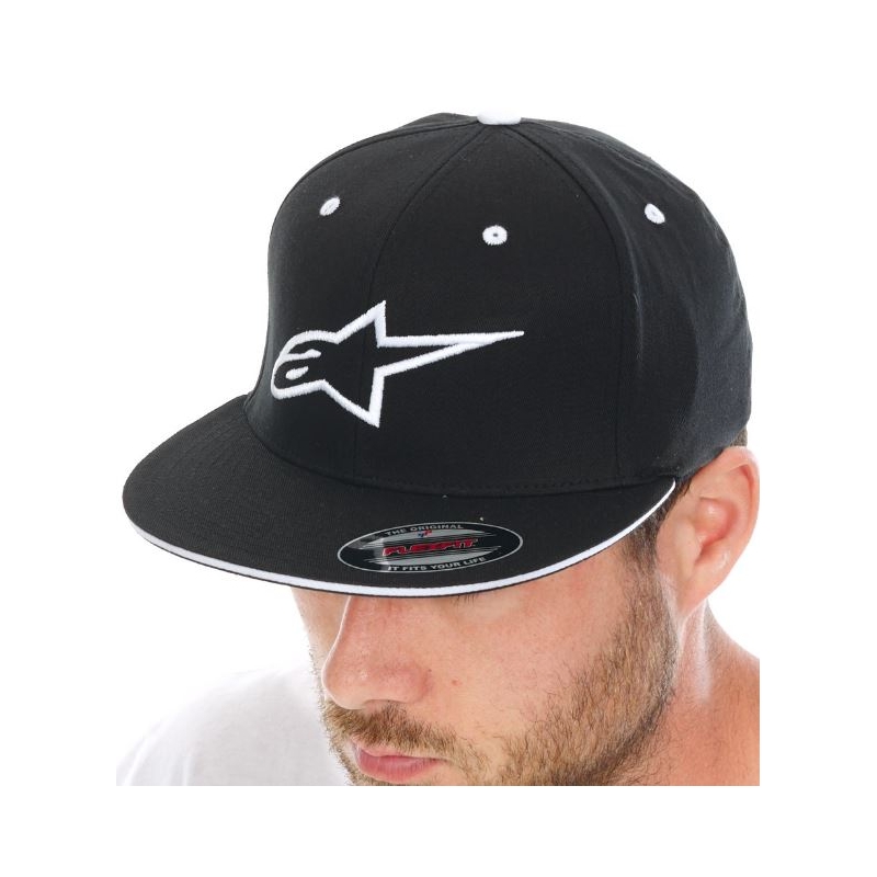 Czapka z daszkiem Alpinestars Ageless Flatbill czarno-biała