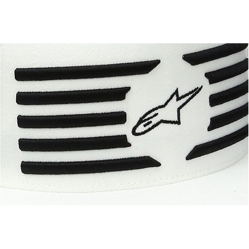 Czapka z daszkiem Alpinestars Pressure Snapback biała