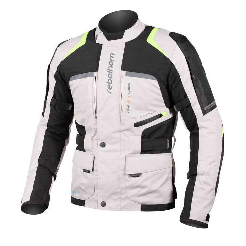 Kurtka Rebelhorn Hiker Pro szaro-czarno-fluo żółta
