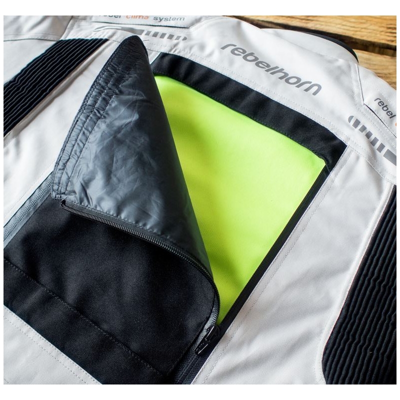 Kurtka Rebelhorn Hiker Pro szaro-czarno-fluo żółta